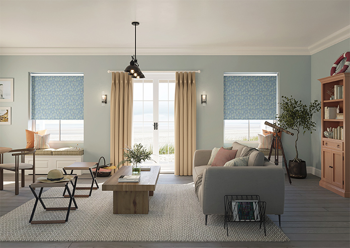 Woodland Phlox, Blue - Twist&Fit Roller Blind - Image 8